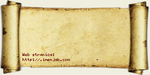 Mića Poljaković vizit kartica